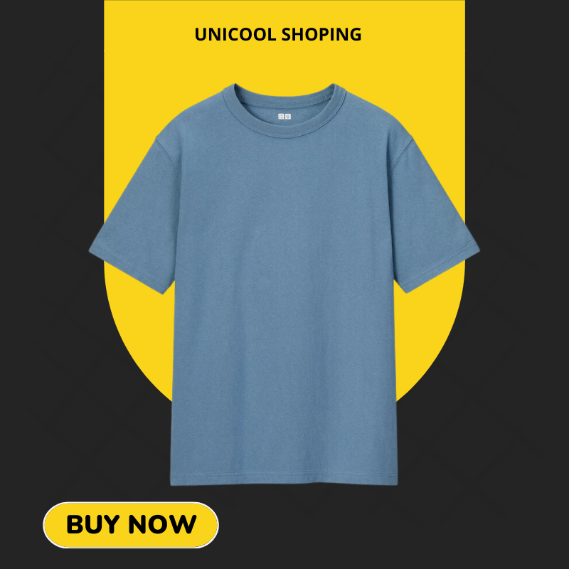เสื้อยืด U AIRism คอตตอน คอกลม ทรงหลวม - Image 2